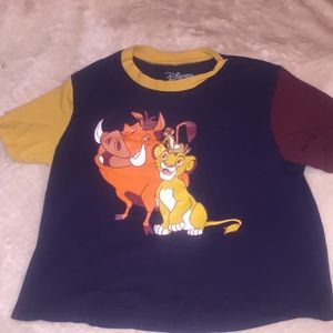 Lion king crop top